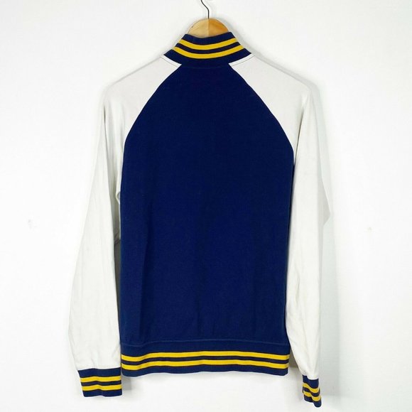 Polo Ralph Lauren Mens Blue P Wing Crest Letterman Varsity Track Jacket Size S - Picture 3 of 10